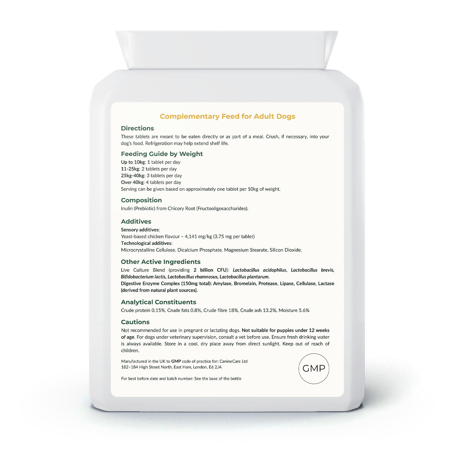 Dog Synbiotic™ - New Tailored Formula for Diarrhea