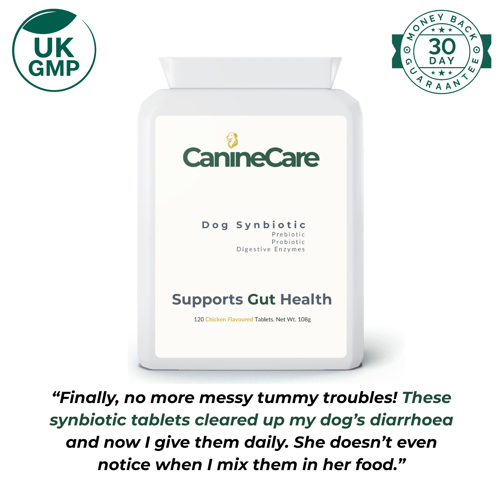 Dog Synbiotic - Finally End Antibiotic-induced Diarrhoea and Give Your Dog Comfort Again